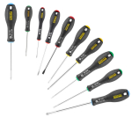 Kruvikeeraja komplekt Stanley FatMax FMHT0-62128, risti/lame, 10 tk
