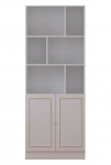 Raamaturiiul Kalune Design Rb-089, valge v., 180 cm x 33 cm x 70 cm