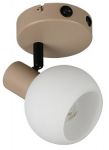 Valgusti lagi ja seinad Reality Boba R86371743, E14, 1 x 10 W, pruun v./valge v.