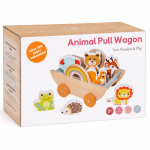 T&otilde;mmatav m&auml;nguasi Animal Pull Wagon, 15.5 cm, mitmev&auml;rviline, 8 tk