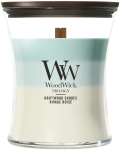 K&uuml;&uuml;nal, l&otilde;hna WoodWick Driftwood Shores, 50 - 65 h, 275 g, sinine v./valge v.