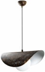 Valgusti rippuv Opviq Vatoz Nus-2866-Retro 795LMG1226, E27, 1 x 40 W, valge v./pronks v. / pronks v., 40 x 25 cm