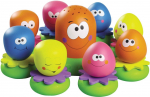 Vannitoa m&auml;nguasjade komplekt Tomy Octopal Squirters E2756, sinine v./roheline v./oranž v.