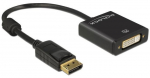 Adapter Delock Displayport 1.2 to DVI Display port female, DVI-I female, 20 m, must v.