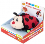 Arendav m&auml;nguasi imikule, lepatriinu Smily Play Winfun, 14.5 cm, must v./punane v./mitmev&auml;rviline