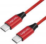 Juhe Logilink USB Type-C USB Type-C, USB Type-C, 1 m, punane v.