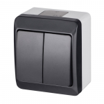 L&uuml;liti Elektro-Plast Hermes 0332-07 Switch White/Anthracite