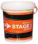 Tennisepallide komplekt Dunlop Stage 2, oranž v., 60 tk