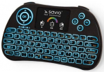 Juhtmevaba arvutiklaviatuur Savio, EN, must v.