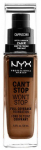 Vedel jumestuskreem NYX Professional Makeup Can't Stop Won't Stop, cswsf17 cappuccino, 30 ml