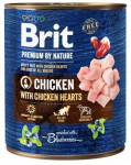 M&auml;rg koeratoit Brit Premium By Nature Chicken with hearts, kanaliha, 0.8 kg