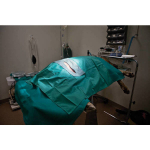 Kirurgiline drape loomadele KVP Surgical Drapes, roheline