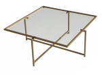 Kohvilaud Kalune Design Sun S411, kuldne v., 85 cm x 85 cm x 35 cm