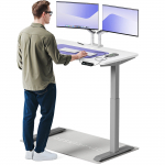 Arvutilaud reguleeritava k&otilde;rgusega Desktronic HomeOne, valge v./hall v.