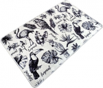 Vannitoa p&otilde;randamatt Foutastic Lor&yacute; 359CHL4478, valge/must, 100 cm x 80 cm