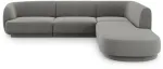 Nurgadiivan Micadoni Home Miley Velvet 6 Seats, helehall v., parem, 252 x 220 cm x 74 cm