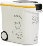 Lemmikloomatoidu s&auml;ilituskast Curver Dinner Is Served, 35 l, 49.3 cm x 27.8 cm x 42.5 cm, valge v.