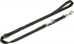 Koera rihm Beeztees, must v., 2 m x 15 mm