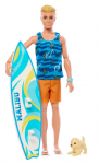 Nukk Mattel Barbie Surfer Malibu HPT50, 30 cm, mitmev&auml;rviline