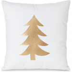 J&otilde;ulu dekoratiivne padjakate PSWA-182, kuldne/valge, 45 cm x 45 cm