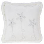 J&otilde;ulu dekoratiivne padjakate Snowflakes PSWA-140, valge v./h&otilde;be v., 40 cm x 40 cm