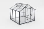 Kasvuhoone Gampre Sanus Glass L-5, karastatud klaas, 2.20 x 2.20 m