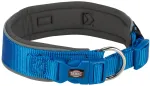 Kaelarihm koertele Trixie Premium, sinine v./hall v., 330 - 420 mm x 35 mm, S/M