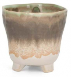 Lillepott Katia 402300, keraamiline, 11 cm x 11 cm, kreemjasvalge/beež v.