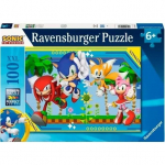 Pusle Ravensburger Sonic 01134, 36 cm x 49 cm, 100 tk, mitmev&auml;rviline