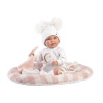 Nukk - imik koos tarvikutega Llorens Heidi 17440, 42 cm, valge v.