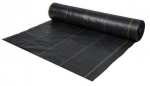 Umbrohuvastane agrotekstiil Bradas, must, 100 m x 1 m, 110 g/m&sup2;