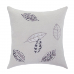 Dekoratiivpadjap&uuml;&uuml;r Ambition Leaf, hall/mitmev&auml;rviline, 42 cm x 42 cm