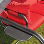 Aiakiige k&uuml;ljelaua komplekt Patio Rimini / Venezia, must v., 35 cm x 16 cm x 2 cm