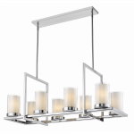 Valgusti rippuv CosmoLight Miami P08018CH, E27, 8 x 40 W, h&otilde;be v.