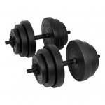 Raskuste komplekt Tunturi Vinyl Dumbbellset, 28 kg