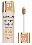 Vedel jumestuskreem Dermacol Infinity, SPF 15, 03 sand, 20 g