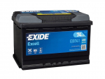 Aku Exide Excell EB741, 12 V, 74 Ah, 680 A