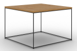 Kohvilaud ADRK Roni, pruun v./must v./pruunikas v., 65 cm x 65 cm x 37 cm