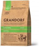 Kuiv koeratoit Grandorf 4 Meat Adult, lambaliha/kalkun, 8 kg
