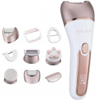 Epilaator Beautifly Beauty Silky 6in1, valge v./roosa v.