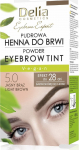 Kulmuv&auml;rv Delia Cosmetics Eyebrow Expert Tint Henna, hele pruun v. 5.0