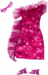 Riiete komplekt nukule Mattel Barbie Fashionistas HRH36, roosa v.