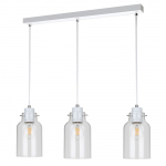 Valgusti lagi Spot-Light Alessandro, E27, 3 x 60 W, valge v./l&auml;bipaistev v.