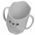 Laste kruus Akuku, 150 ml, 6+ kuud, plastik, hall v.