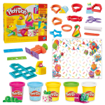 Loominguline komplekt plastiliiniga Hasbro Play-Doh Birthday Toolset, mitmev&auml;rviline, 5 tk