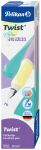 T&auml;itesulepea Pelikan Twist P457M, vasakuk&auml;elistele/paremak&auml;elistele, kollane/roheline/violetne