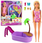 Nukk aksessuaaridega Lean Toys Anlily Enjoy Summer, 30 cm, mitmev&auml;rviline
