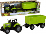 Игрушечные тракторы с аксессуарами Lean Toys Farmers Tale Farm Truck, must v./roheline v.