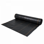 Umbrohuvastane agrotekstiil Bradas, must, 10 m x 1 m, 110 g/m&sup2;