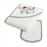 Laste r&auml;tik, kinnastega Akuku Family, valge v., 71 cm